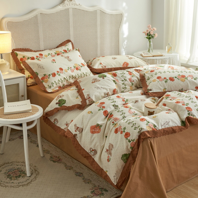 French princess style pastoral bedding - Bingo Bear - Shizuka Leaf b17
