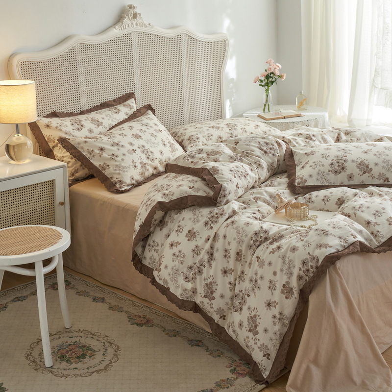 French princess style pastoral bedding - Karen Manor - Mushroom Grove b18