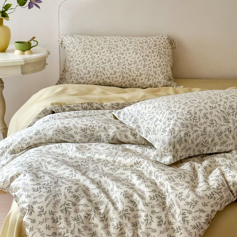 Soft and Comfortable 100s Tencel Four-piece Set-Muying b19