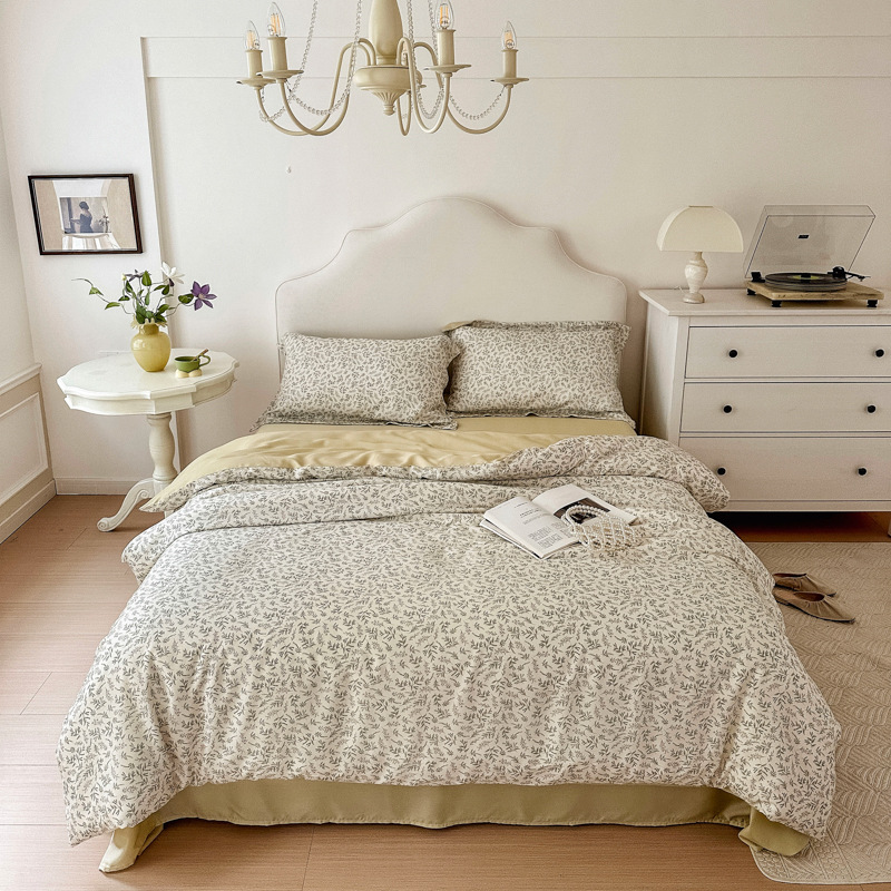 Soft and Comfortable 100s Tencel Four-piece Set-Muying b19