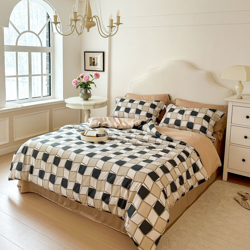 Soft and Comfortable 100s Tencel Four-piece Set-Ning Dye - Supreme b20