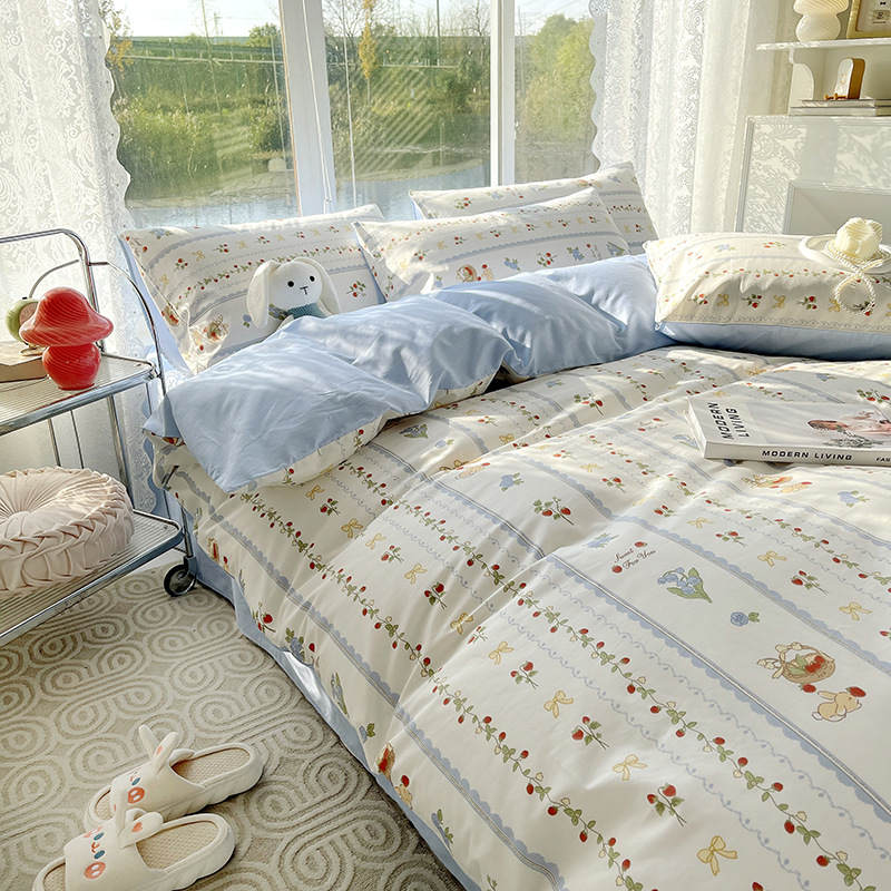 Cartoon Small Fresh Cotton Four-piece Cartoon b47