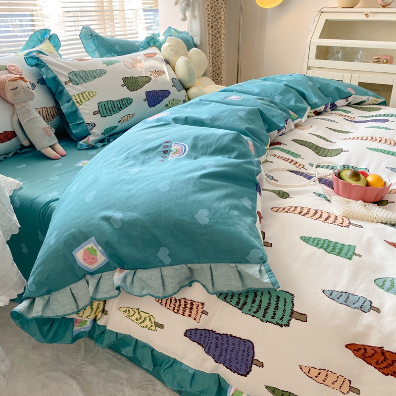 Cotton Girl Heart Bedding - bunny b41