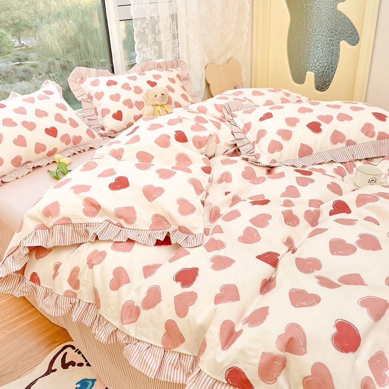 Fresh pure cotton bedding with cotton edges b56