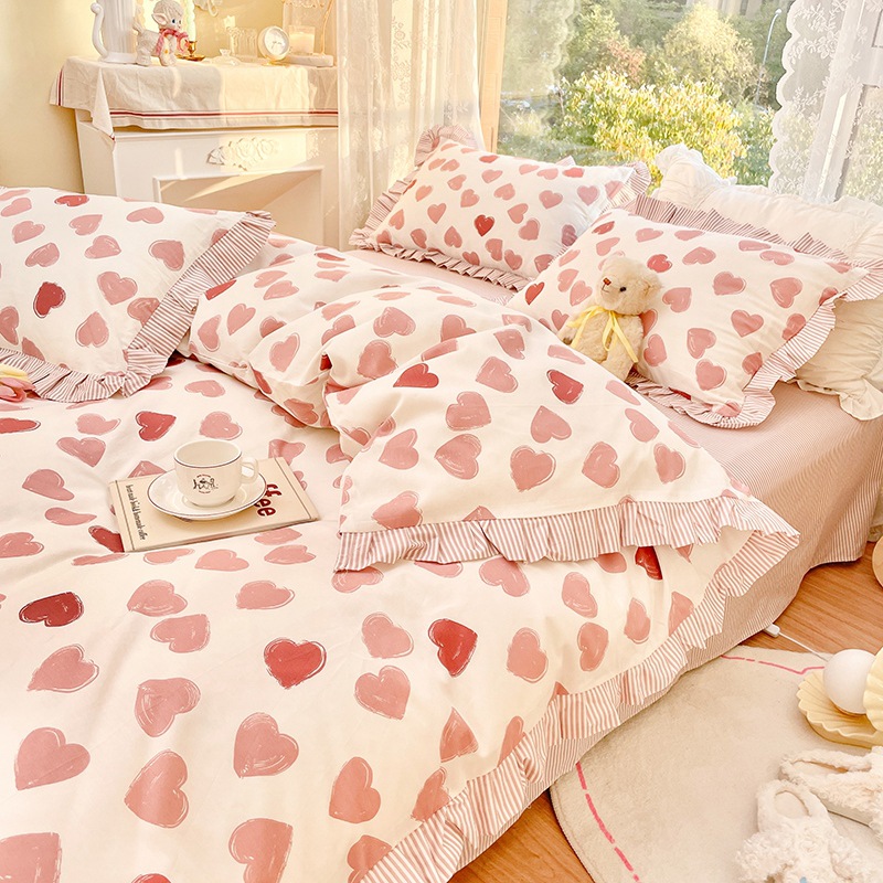 Fresh pure cotton bedding with cotton edges b56