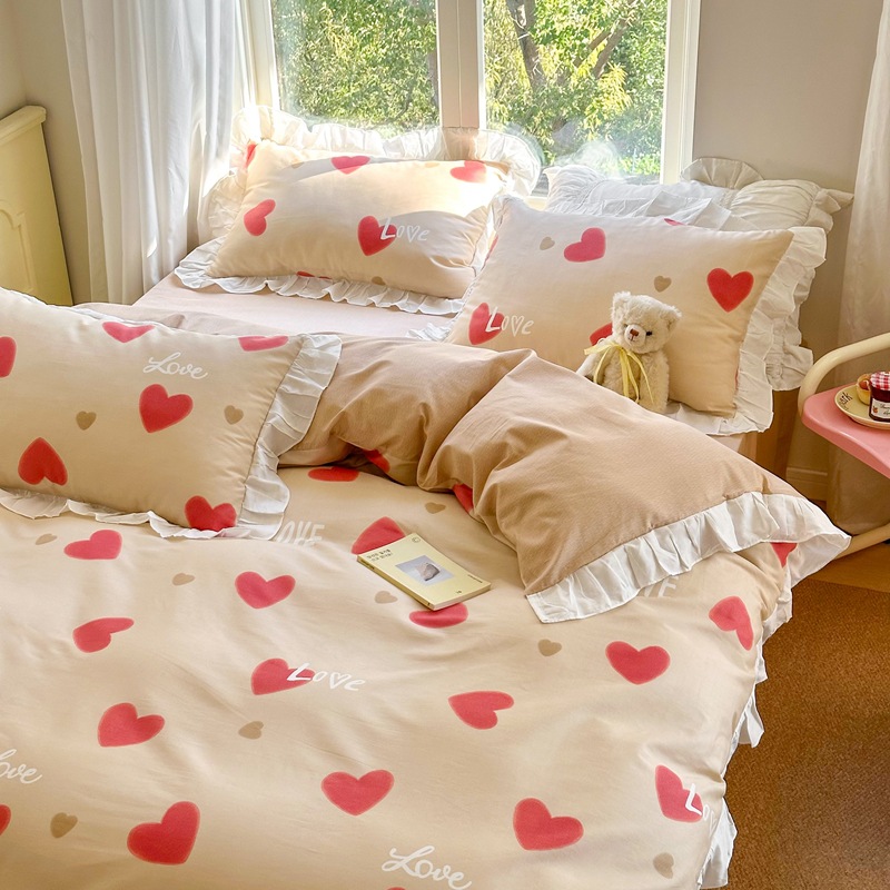 Fresh pure cotton bedding with cotton edges b56