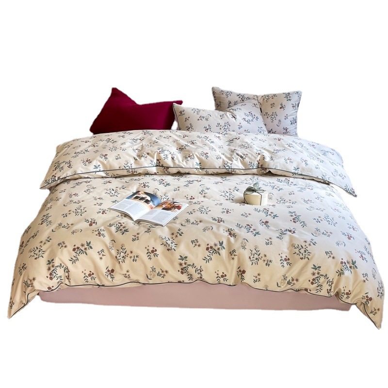 Romantic small floral quilt cover four-piece set-Nansheng b48