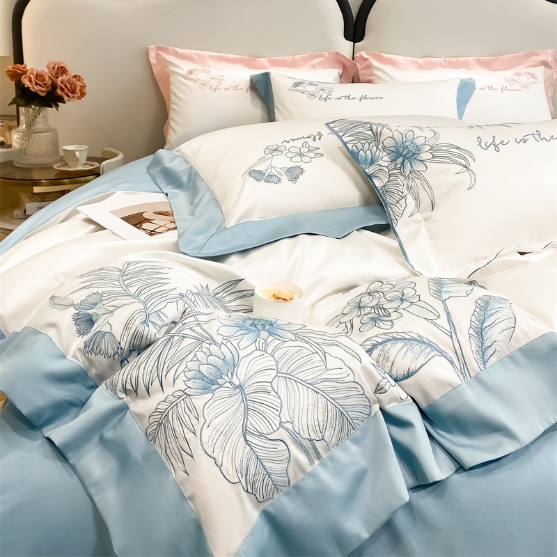 Spring and summer 60-count cotton four-piece set b45