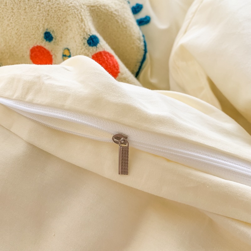 Cotton twill cotton cartoon towel embroidery four-piece set b82