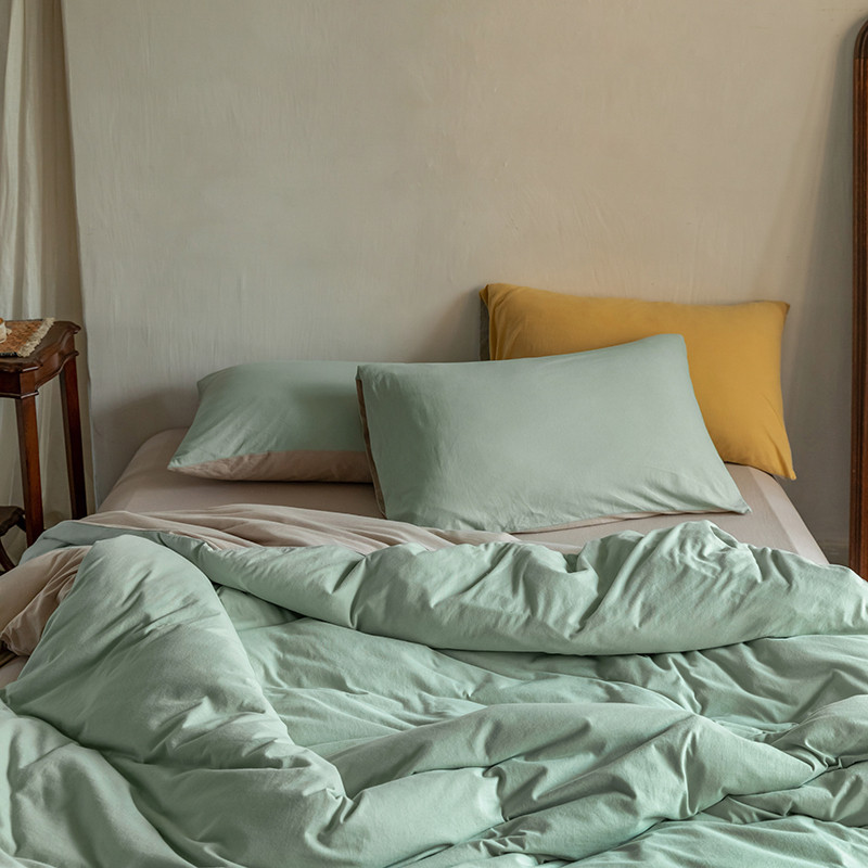 Naked sleeping pure cotton solid color - multi-color double combination b95