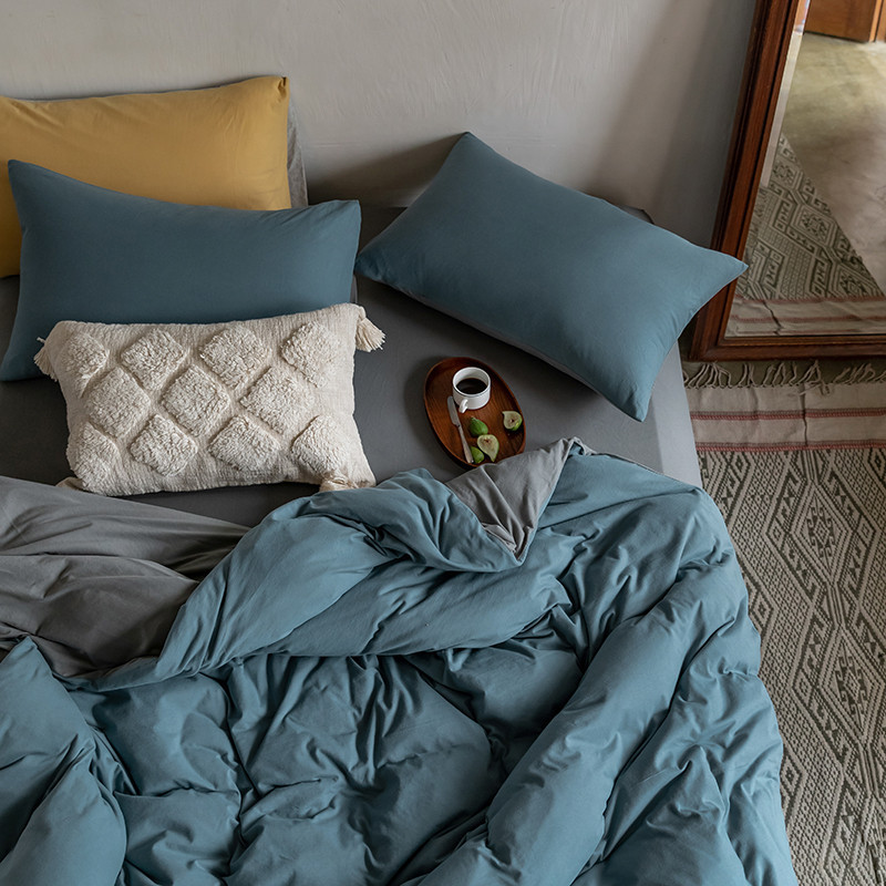 Naked sleeping pure cotton solid color - multi-color double combination b95