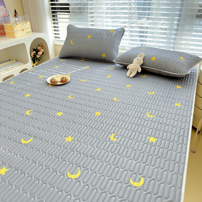 Cool Silk Folding Ice Silk Mat-Gray b111