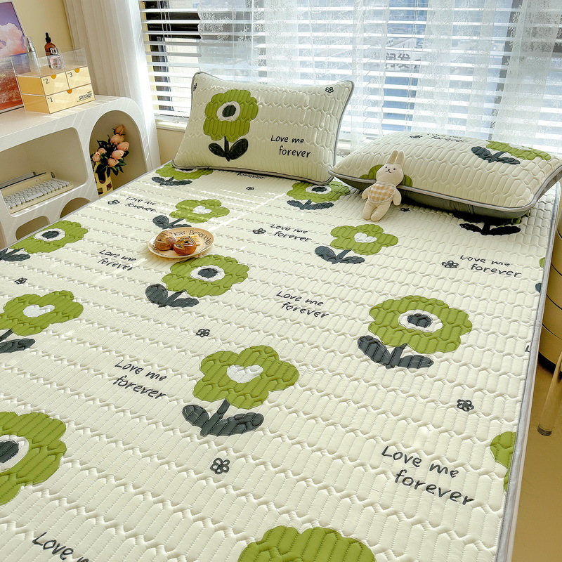 Cool Silk Folding Ice Silk Mat-Green b109