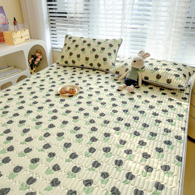 Cool Silk Folding Ice Silk Mat-Green b109
