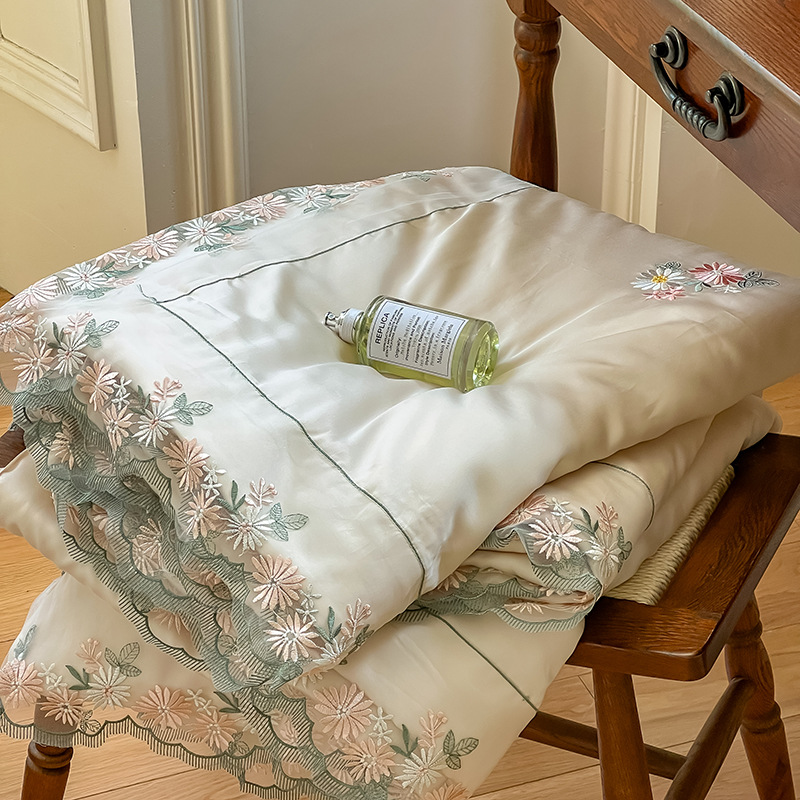 French Lace Whole Cotton Air Conditioning Quilt b106