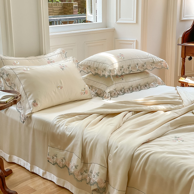 French Lace Whole Cotton Air Conditioning Quilt b106