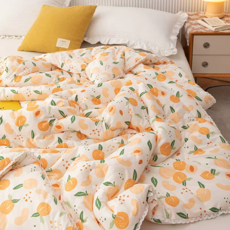 Maternal and child machine washable knitted summer cool quilt b107