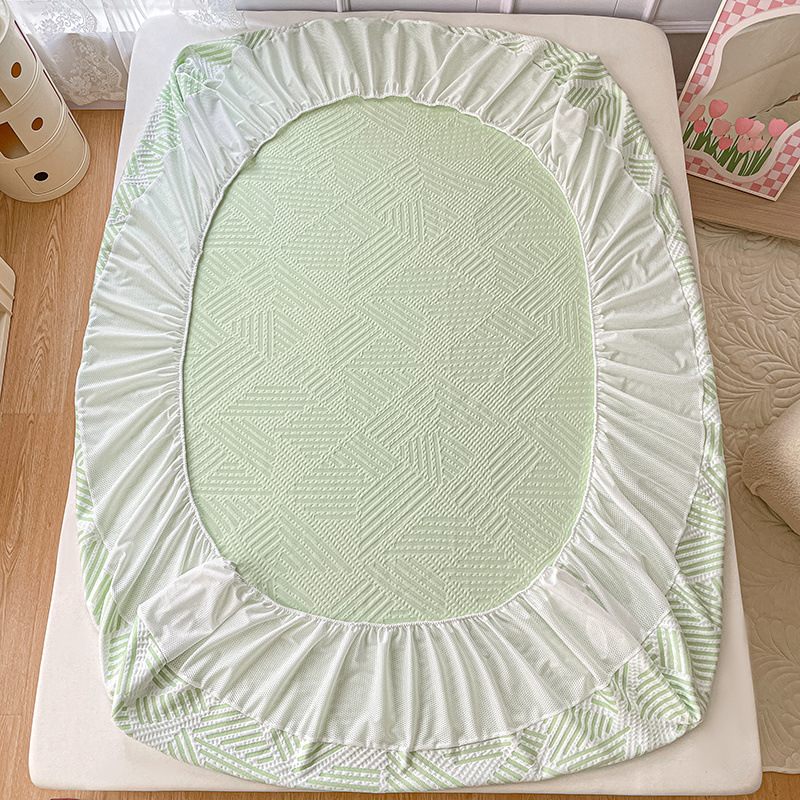 Summer jacquard non-slip mat fitted sheet b120